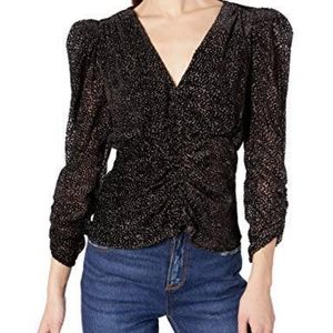 ASTR Women's Florence Princess Sleeve Top M